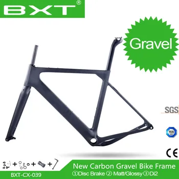 

New BXT Carbon Gravel Bike Frame 27.5er/700c Aero MTB or Road Bike Frame Disc Brake Gravel Di2 Cyclocross bicycle frameset