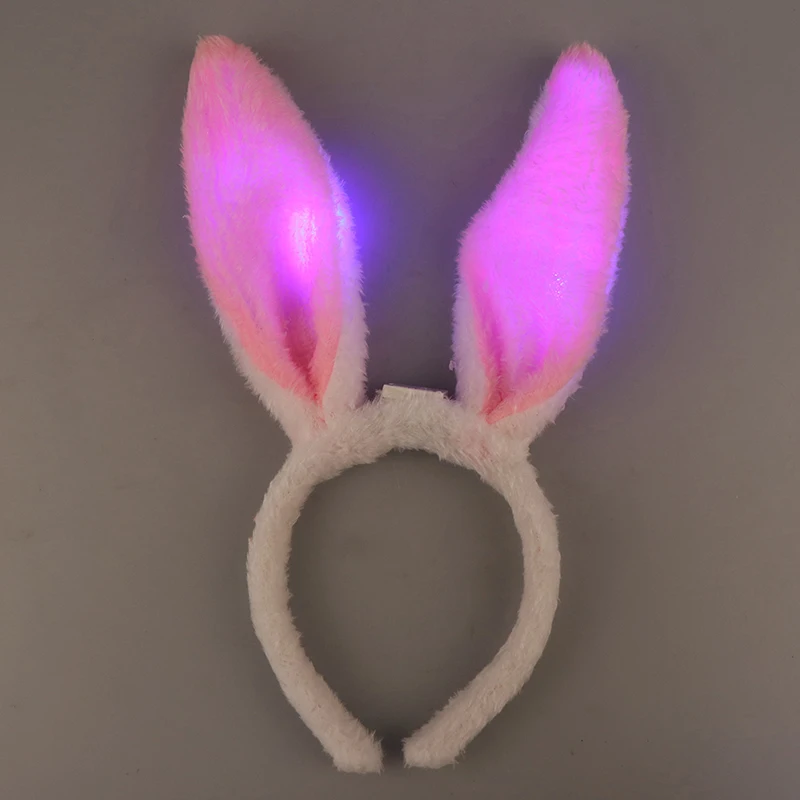 1pcs Flashing Glow Headband Women Girls Light Up Hairbands Hair Accessories Glow Rave LED Party Supplies