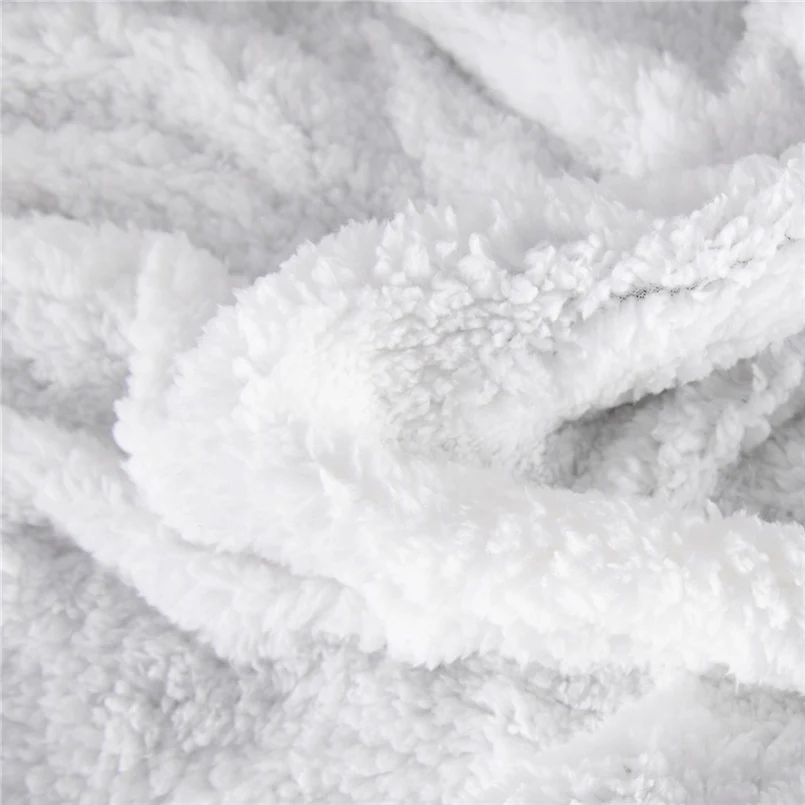 Flannel pattern thick fleece wool composite double leisure blanket cotton carpet on the floor mobile kitchen camping 30N26 (8)