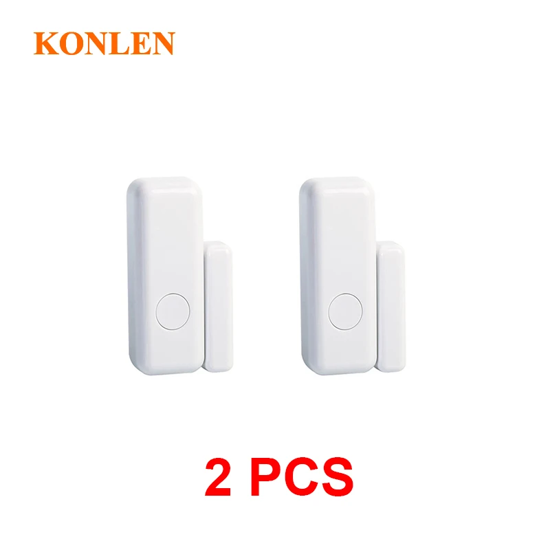 Wireless 433mhz Mini Door Security Sensor Window Open Alert Detector Magnetic Contact Anti Theft for KONLEN Smart Alarm Panels 