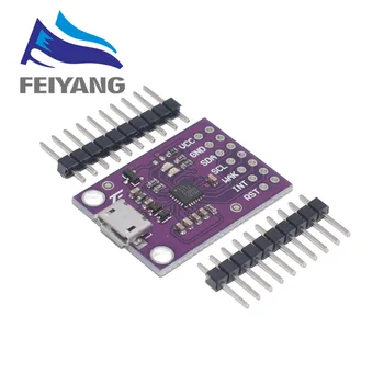 

10PCS CP2112 Debug Board USB to SMBus I2C Communication Module 2.0 MicroUSB 2112 Evaluation Kit for CCS811 Sensor Module