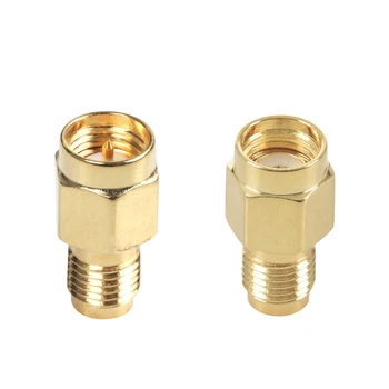 

3Pcs RF Coaxial Coax Adapter Set, 2 Pcs SMA Female To RP-SMA Male & 1 Pcs SMA Male Plug To RP-SMA Female RF Coax Adapter
