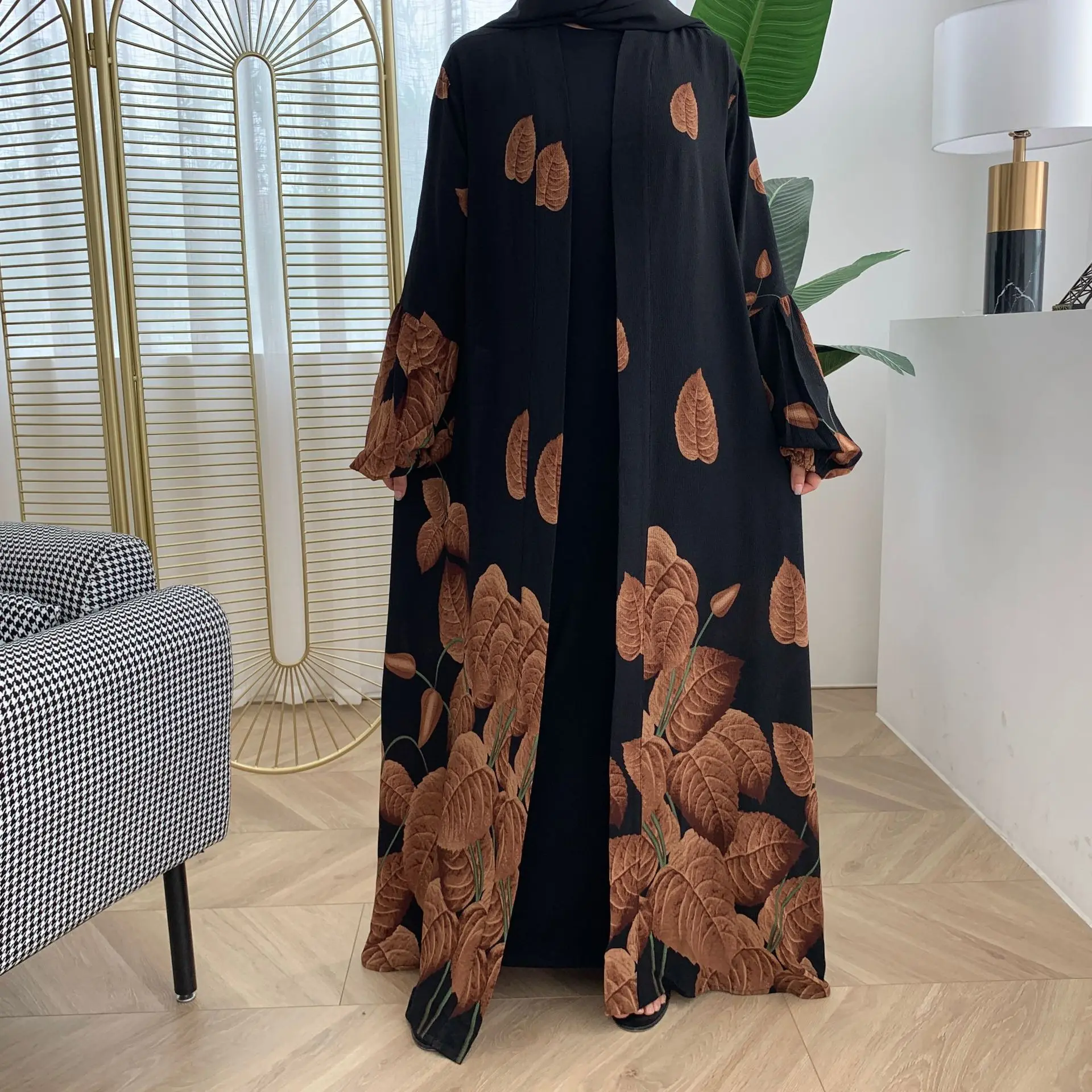 Ramadan Eid Mubarak Abaya Turkey Kimono Cardigan Hijab Muslim Dress Islam Clothing African Dresses Abayas For Women Dubai Kaftan