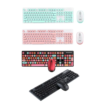 

Wireless Keyboard and Mouse Set Silent Business Office Computer Laptop Keypad 77HA