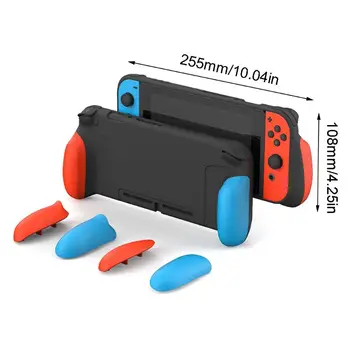 

1Set Storage Protective Case with 6 Replaceable Grip Covers for NS Switch Host