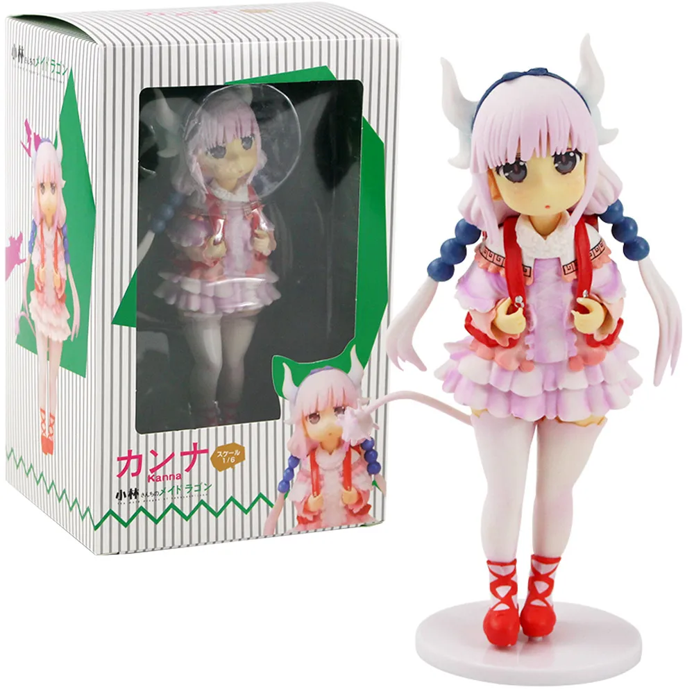 Кукла Kanna Kamui Kobayashi san Chi 19 см без дракона ПВХ фигурка Коллекционная модель