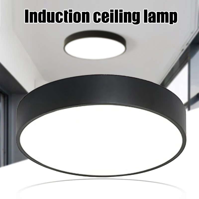 Drum Flush Mount светодиодный потолочный светильник круглый датчик движения для