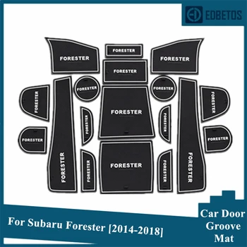 

Forester 2014 2015 2016 2017 2018 Car Door Groove Mat Forester Gate Slot Coaster Mat For Subaru Forester SJ MK3 Anti-Slip Mat