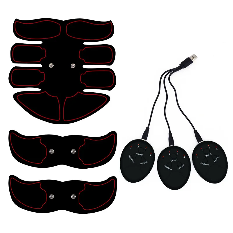 

Wireless Electric EMS Muscle Stimulator Abdominal Anti-Cellulite Massager ABS Trainer Body Shaping Patch Home Fitness