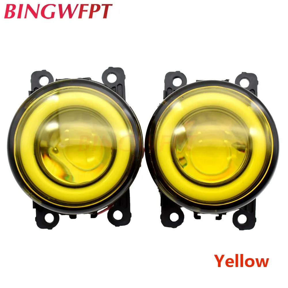 2x высокомощный H11 Светодиодный противотуманный фонарь Angel Eye light со стеклом len 12V для Frontier 05-15(2011- должен иметь металлический бампер