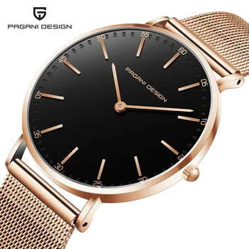 

Women's Watches PAGANI DESIGN Top Brand Luxury Waterproof Dress Ultra Thin Date Clock Male Steel Casual Quartz Sports Wristwatch