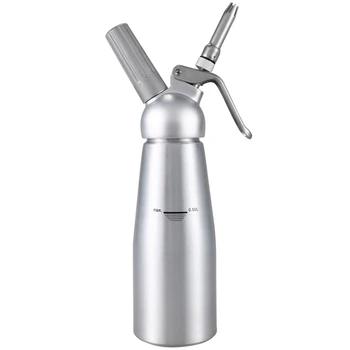 

500 Ml Aluminum Cream Dispenser, Gourmet Blender,Decorative Nozzle And Pastry Tube