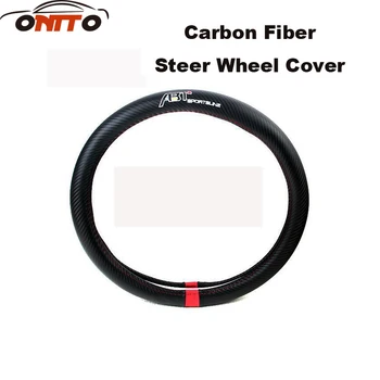 

1PCS 38CM Car Steering Wheel Protective Cover Auto Steer Wheel Case Clothing ABT Car styling