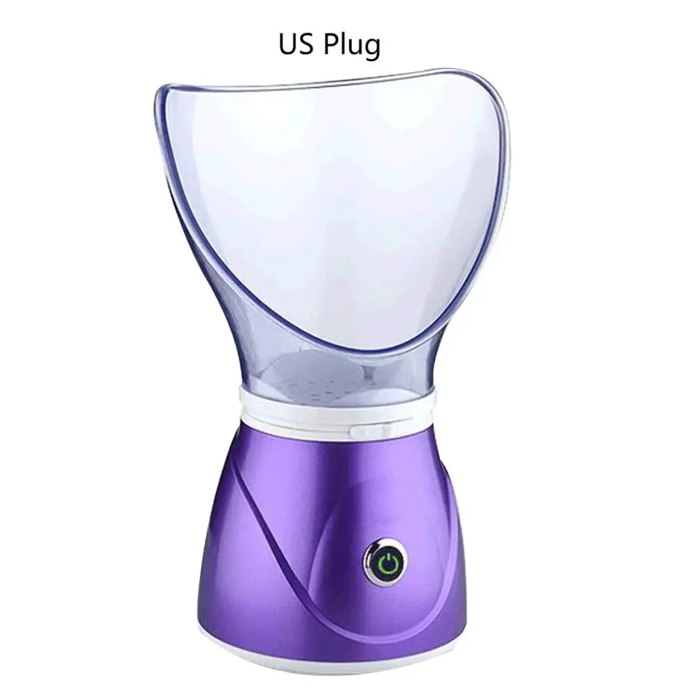 purple US plug Паровой мини-счетчик воды распылитель увлажняющий паровой прибор домашний косметический инструмент Многофункциональный счетчик воды - Цвет: purple US plug