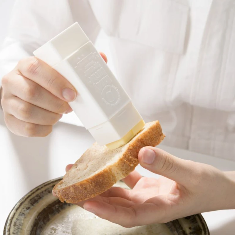 Japanese Imported Butter Storage Container With Spreader, Vertical Butter  Spreader And Small Butter Keeper