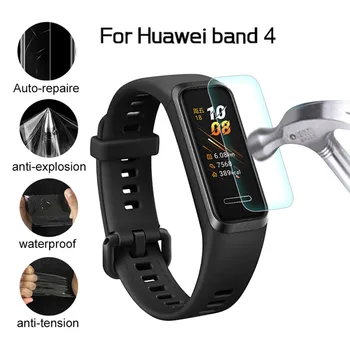 

Smart Accessories 5pc Explosion-proof Tpu Full Cover Hd Screen Protector Film For Huawei Band 4 For Mi Band 4 Смарт Часы