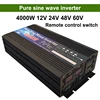 Pure Sine Wave Inverter 12V 24V 48V 60V 220V 3000w 4000w Voltage Solar Power Inverter 12V 220V Converter With Remote Control DIY ► Photo 3/6