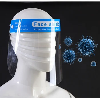 

Splash-proof Dust-proof Mask Head-mounted Transparent Film Anti-fog Protect Mask Adjustable Protective Isolation Full Face Mask