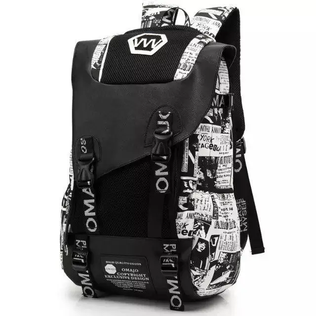 

2017 New Style Multi-functional Men And Women Korean-style Fashion Large-Volume Students Camouflage Canvas Casual Travel Compute