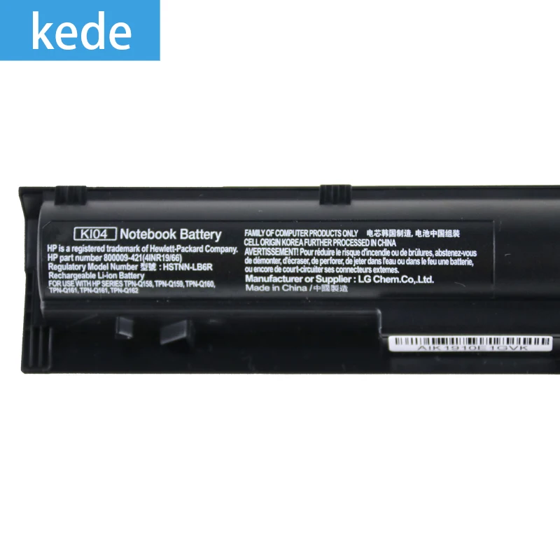 Kede ноутбук батарея KI04 для hp павильон 15-ab292nr 14-ab000 17-g000~ 17-g099 HSTNN-DB6T/LB6R HSTNN-LB6S/LB6T 800049-001 аккумулятор большой емкости