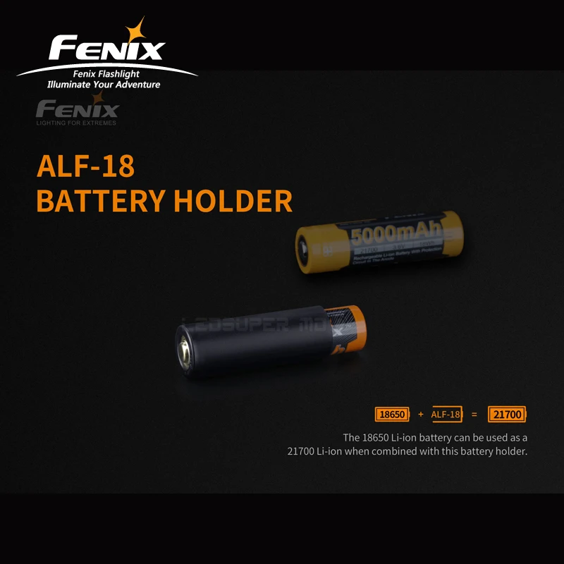 Держатель аккумулятора Fenix ALF 18 для литий ионной батареи 18650|Портативные
