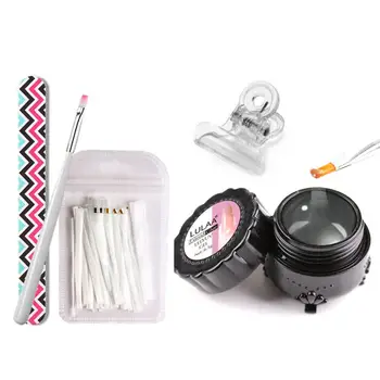 

5PCS Acrylic Fiberglass Nails Art Kit Uv Gel Nail Polish Poly Gel Set Gel Nail Polygel Nail Extension Kits