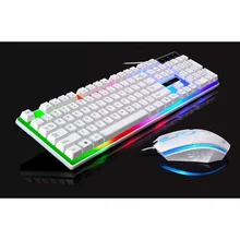 

G21 wired USB luminous gaming keyboard mouse computer manipulator backlit keyboard