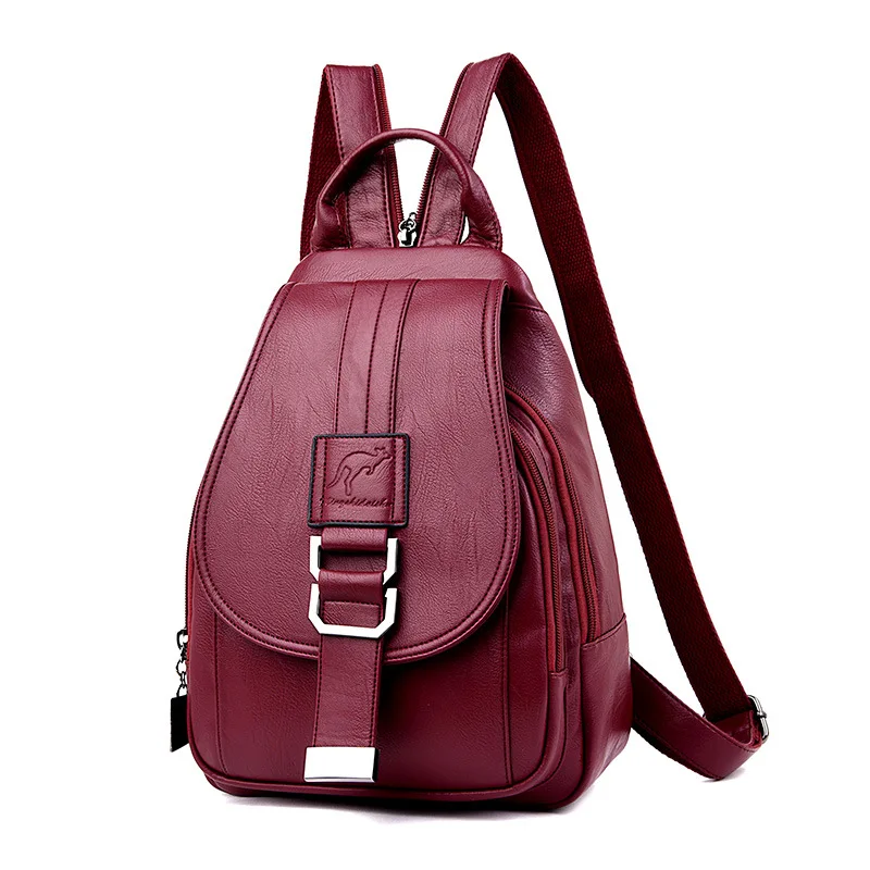 Atinfor бренд Anti Theft для женщин кожа рюкзаки кошелек Винтаж Женская сумка маленький дорожный рюкзак леди