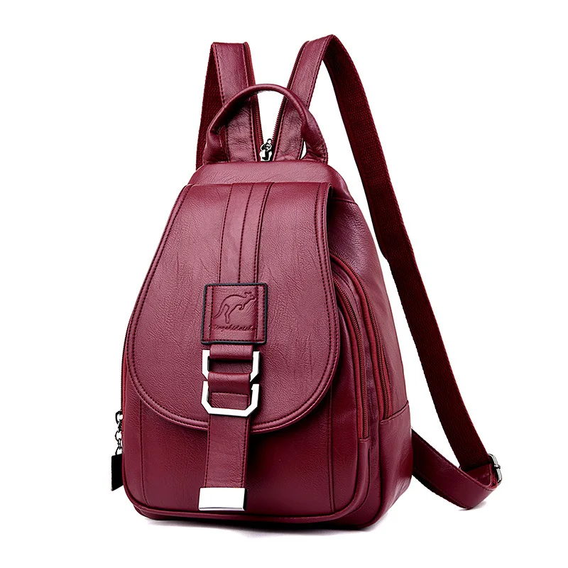 Women’s Anti-Theft Genuine Leather Backpack