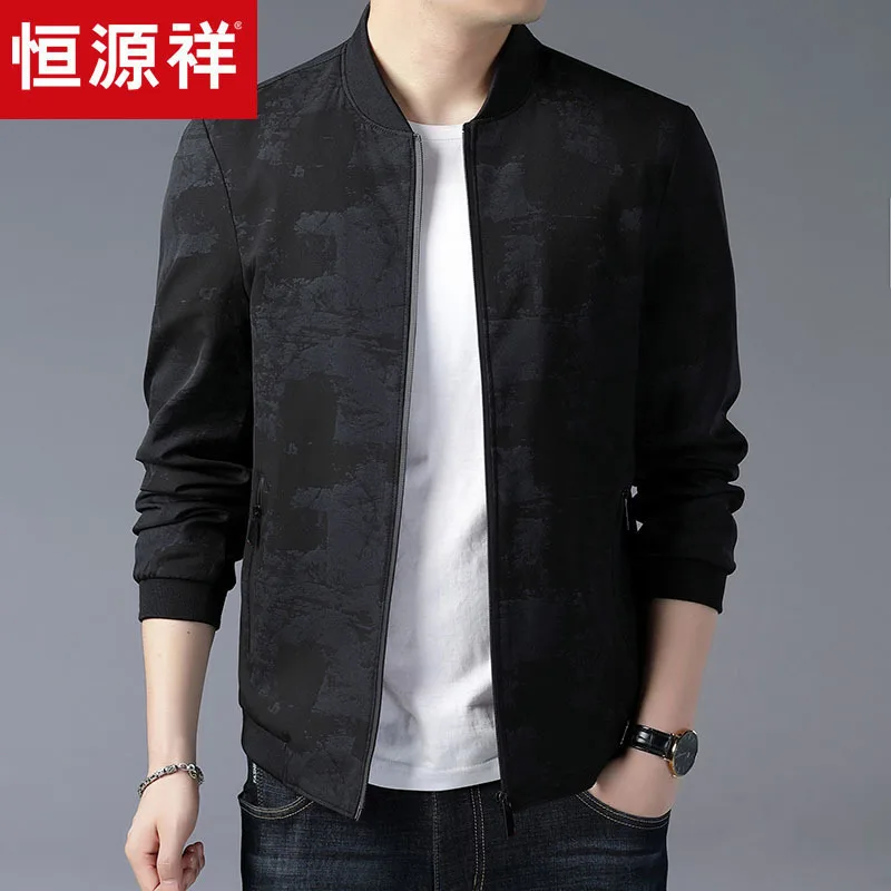 

HYX Genuine Product Autumn New Style Long Sleeve Jacket Trend Baseball Top Coat Men Casual Jacket