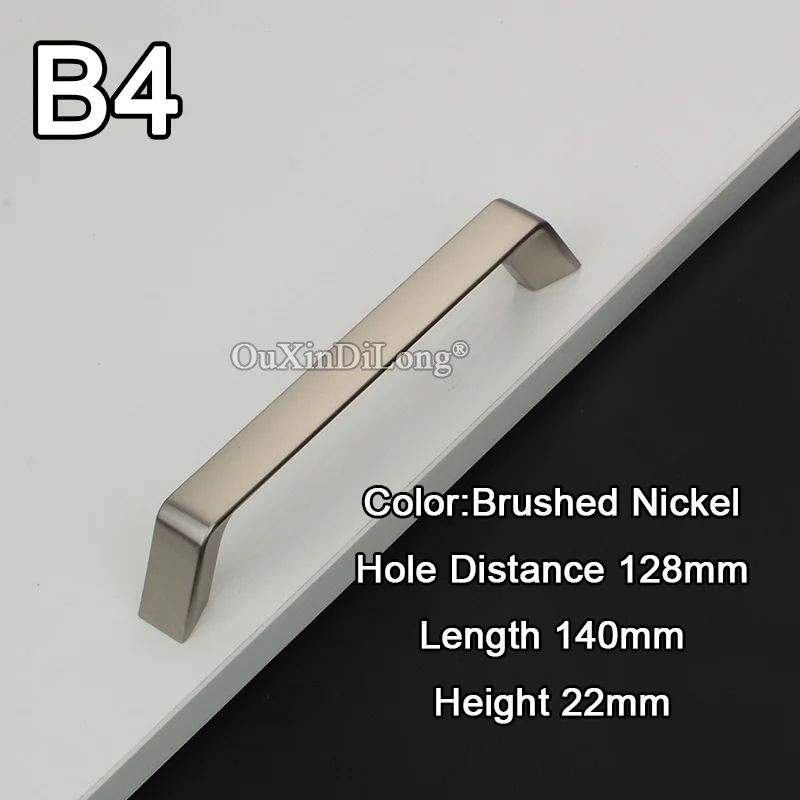 B4 Elegant Designed 10PCS European Solid Kitchen Cabinet Door Handles Cupboard Wardrobe Drawer TV Cabinet Pulls Handles& Knobs - Цвет: B4