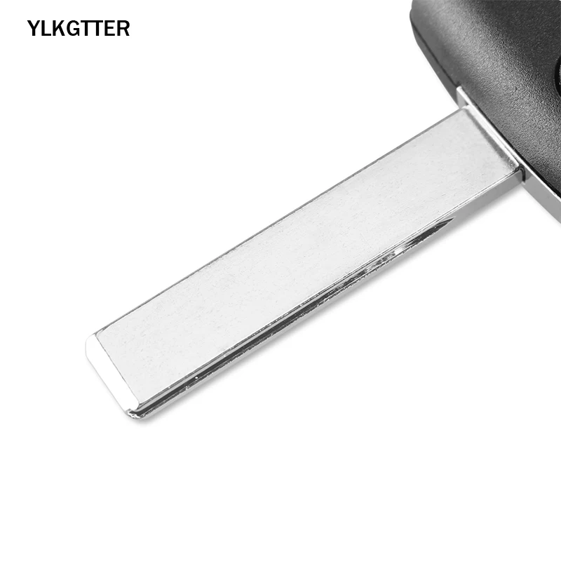 YLKGTTER 3 кнопки дистанционного ключа костюм для peugeot 407 308 307 208 207 партнер с кнопкой фар ID46/PCF7941 чип HU83/VA2 лезвие