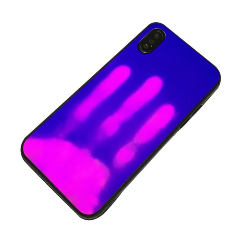 F For iPhone 11 Pro Max Heat Sensitive Color Change Fashion Pe Memory card - Цвет: F
