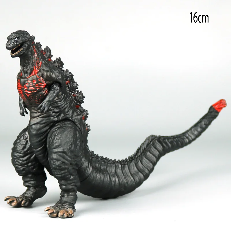 Godzilla Monster shin godzilla Фигурки ПВХ экшн-игрушки Подвижные модели рождественские подарки, куклы для детей - Цвет: 1pcs-16cm