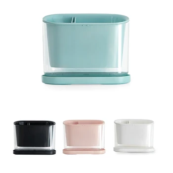 

1Pc Knife & Spoon Rack Kitchen Chopsticks Cage Spoon Storage Box Draining Water Cutlery Rack Kitchen Shelves