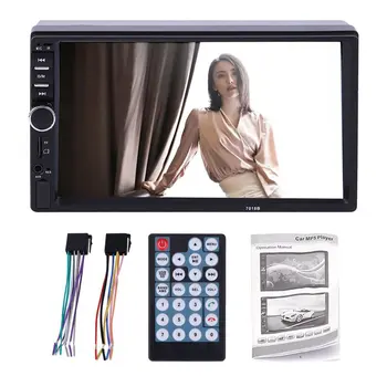 

7inch 2 DIN In Dash LCD HD Touch Screen Car Stereo Radio MP5 Player AUX with LED/LCD Colorful Display Remote Control