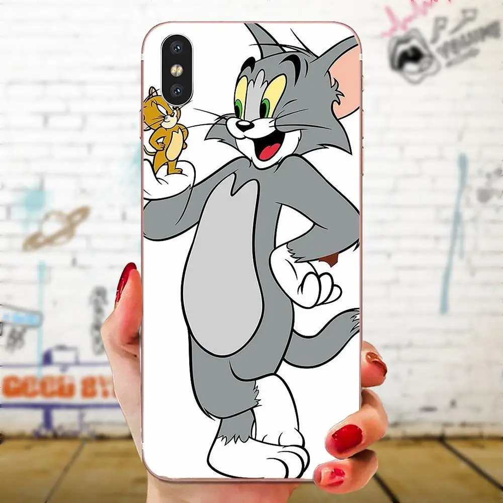 Том и Джерри "на возраст от двух до восьми для Galaxy Alpha Note 10 Pro A10 A20 A20E A30 A40 A50 A60 A70 A80 A90 M10 M20 M30 M40 мягкий сотовый телефон - Цвет: as picture