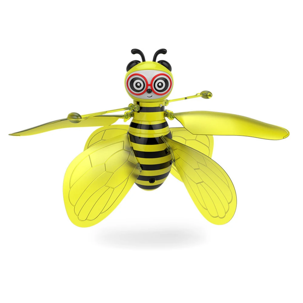 

Little Bee Induction Aircraft Gesture Sensing Flying Bee suspension Mini LED Light Infrared Induction Flying Bee children Toys