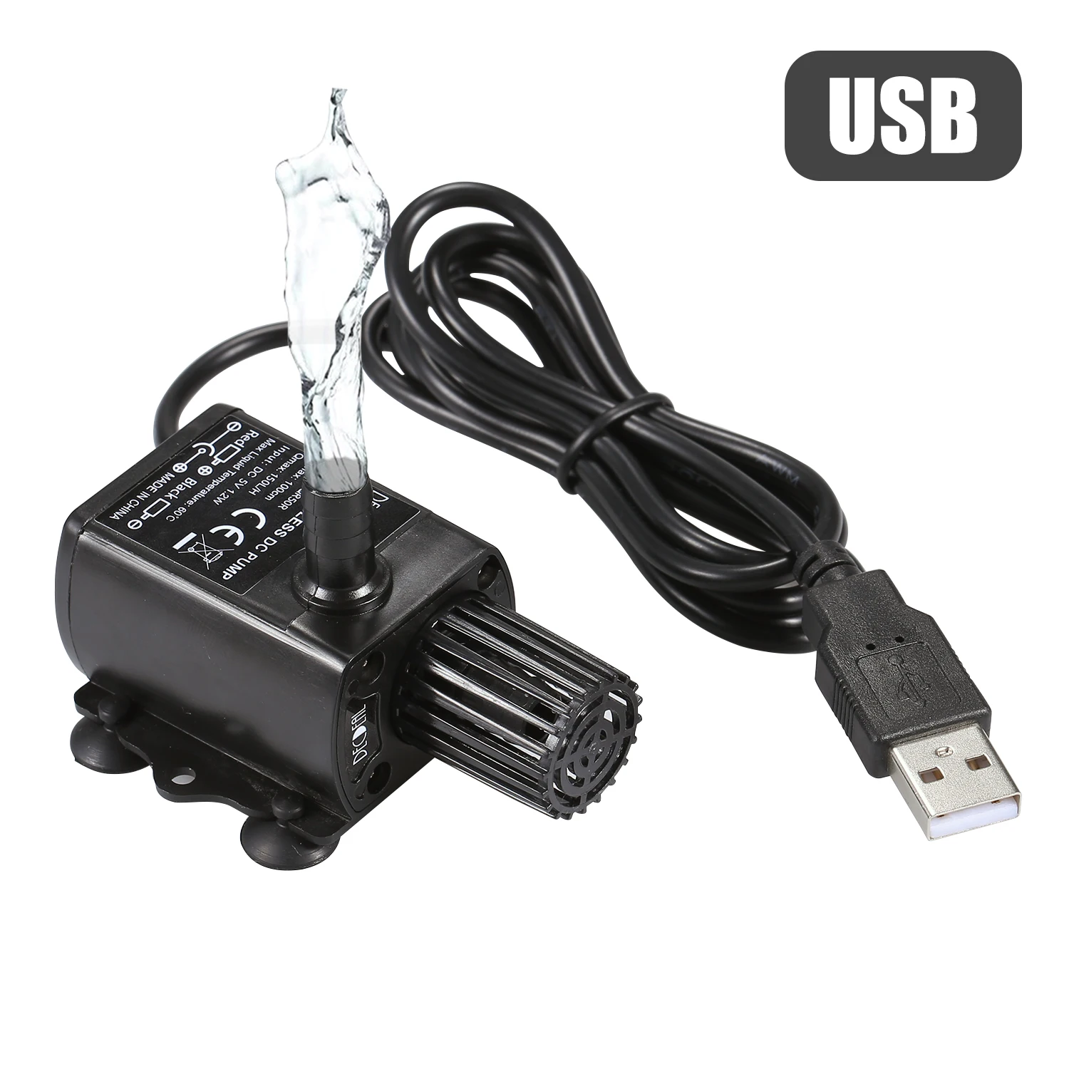 USB Бесщеточный Водяной насос с фильтром ультра тихий мини DC5V микро масляный