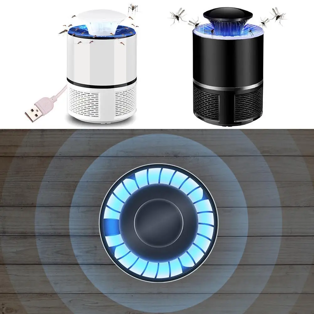 Ловушка для насекомых Anti Mosquito светодиодный USB Электрический комаров убийца лампы УФ ночник анти Fly электриеская комаробойка Muggen насекомых
