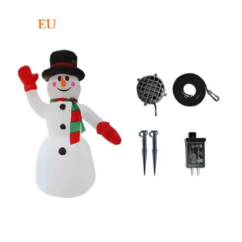 

8FT Tall Snowman Inflatable Christmas Decoration With LED Lights And Fan For Outdoor Indoor Home Garden Yard