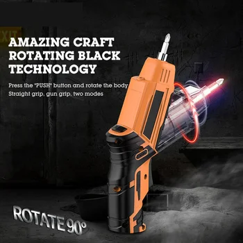 

Drilling Electric screwdriver Rechargeable Sleeve Tips USB charging cable