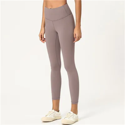 light gray Йога укороченные штаны животик Управление быстросохнущая материала Спортивные Леггинсы для женщин эластичные для спортзала с высокой талией пуш-ап леггинсы M1903 - Цвет: light gray