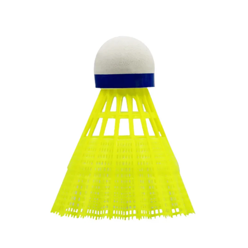 Badminton Shuttlecock Badminton Ball Feather Shuttlecock 6pcs/tube Super Nylon Shuttlecock Table Fiber Ball Head Full Round Wool Style Plastic Use Durable Badminton for Outdoor Training