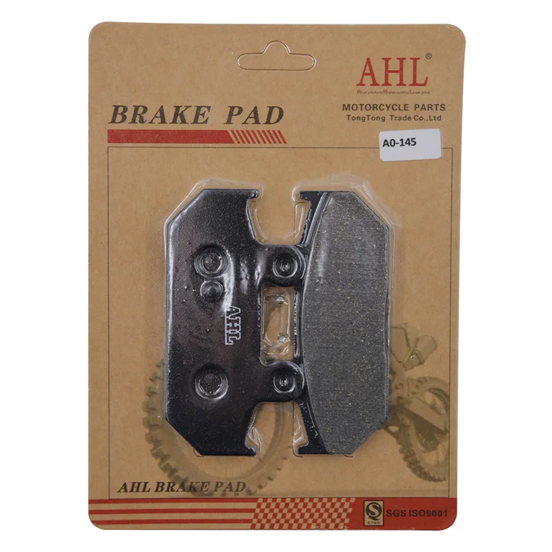 AHL Motorcycle Front and Rear Brake Pads For Suzuki AN650 AN 650 Burgman FA142 FA124