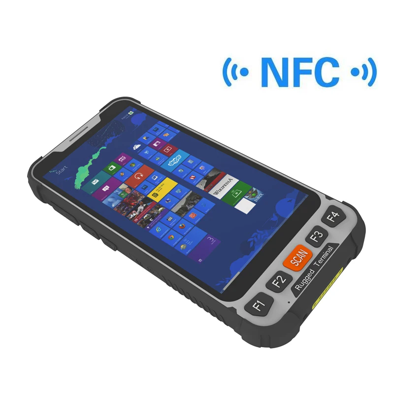 5 дюймов 4G LTE NFC Windows 10 pro Прочный планшет, мини windows Tablet SH5
