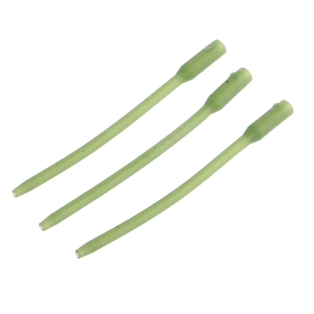30pcs 2'' Carp Fishing Rigging Sleeves Anti-tangle Sleeves Connect Hook Sleeves Rig Accessories Carp Fishing Terminal Tackles