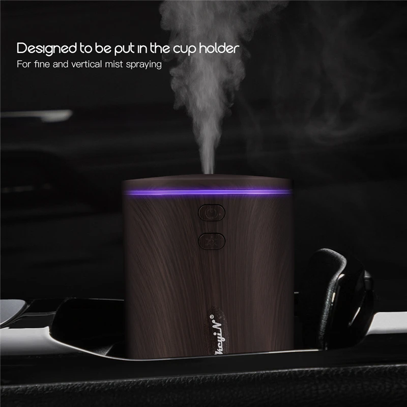 

CkeyiN 7 Color Lights Car&Office Air Humidifier Eliminate Static Electricity Clean Air Care for Skin Nano Spray Technology