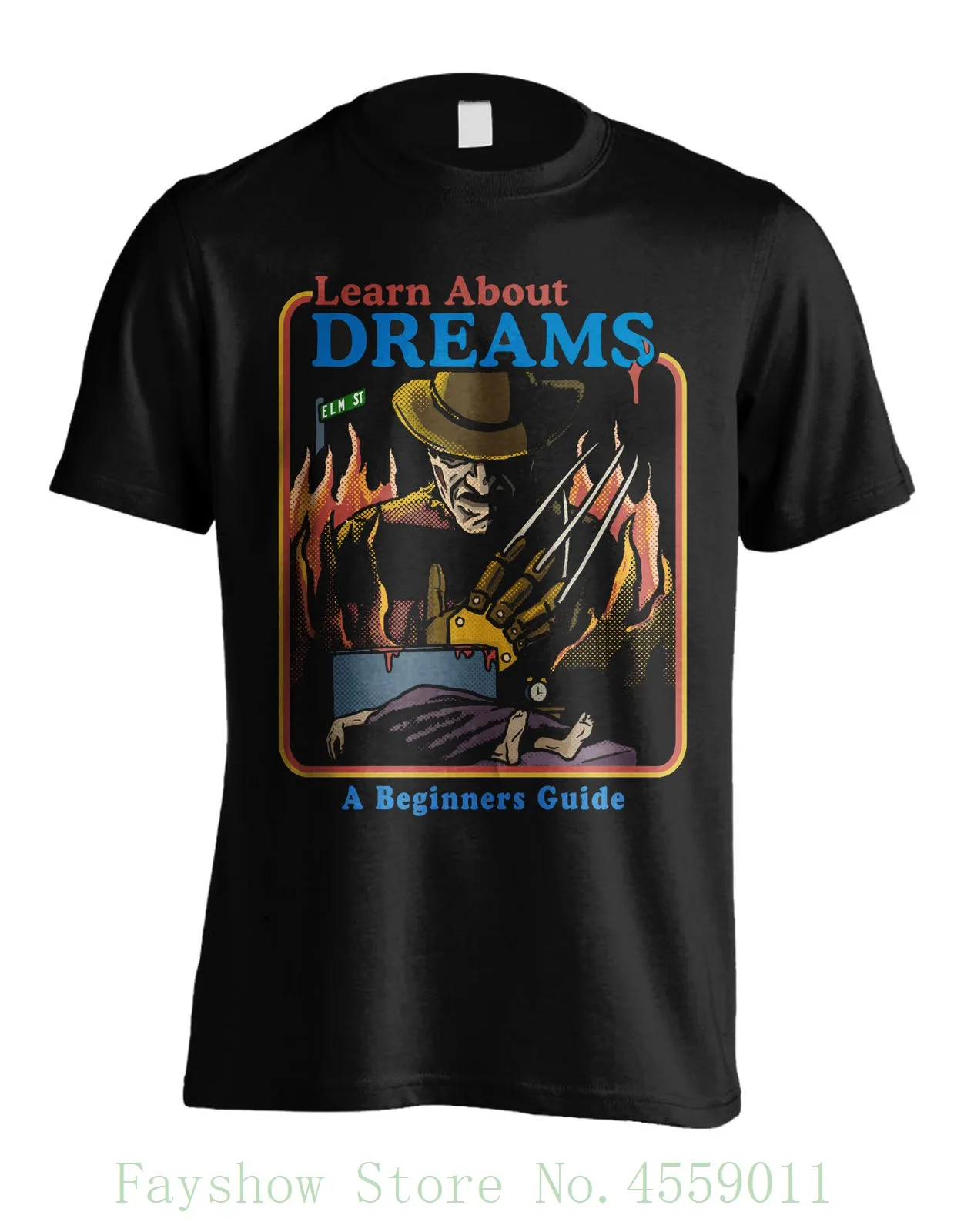Freddy Krueger nightster On Elm Street Dreams Оригинальная футболка Мужская Унисекс Новинка 2019