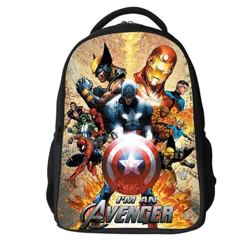 

Marvel The Avengers Captain Americ Bags Backpack Laptop Bag Teenager Schoolbag Boys Girls Cosplay Rucksack Travel Bag Studentbag